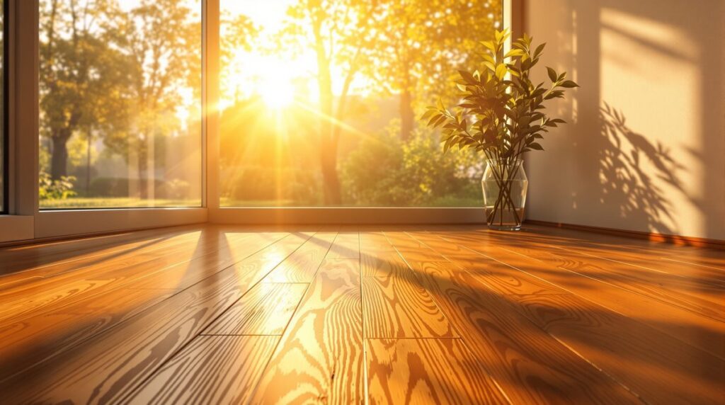 Sonnenlicht fällt durch ein Fenster – UV-Strahlung durch Glas im Alltag